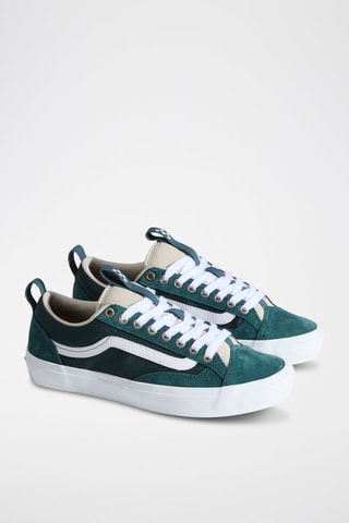 Zapatillas de piel Skate Old Skool 36 + - Verde oscuro