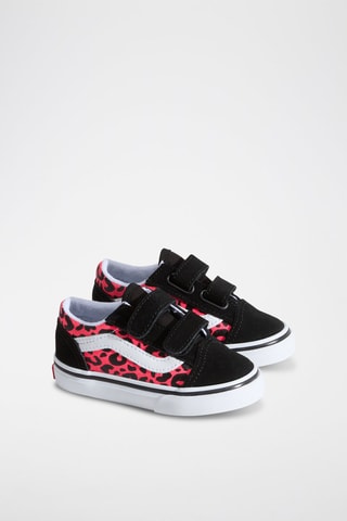 Zapatillas de nobuk Old Skool V - Negro y rosa
