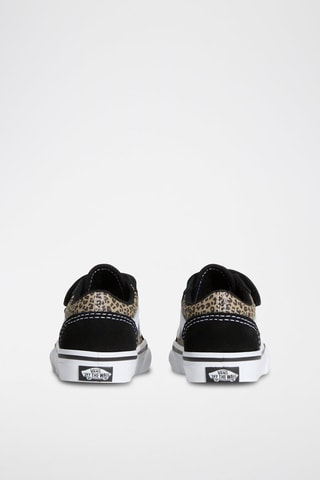 Zapatillas de piel Old Skool V - Negro