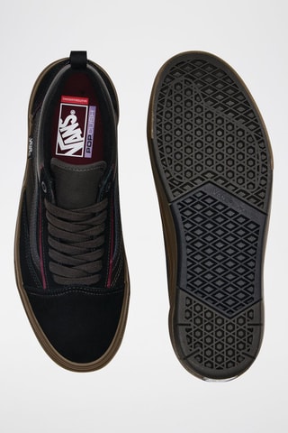 Zapatillas de nobuk Skate Old Skool Wafflecup - Negro