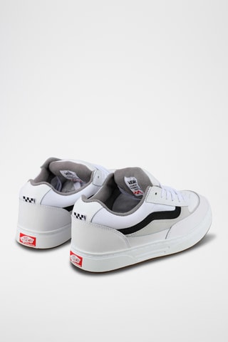 Zapatillas de piel Skate Estazzo - Blanco - Vans