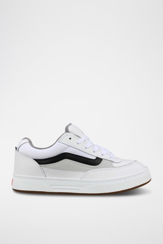 Zapatillas de piel Skate Estazzo - Blanco - Vans