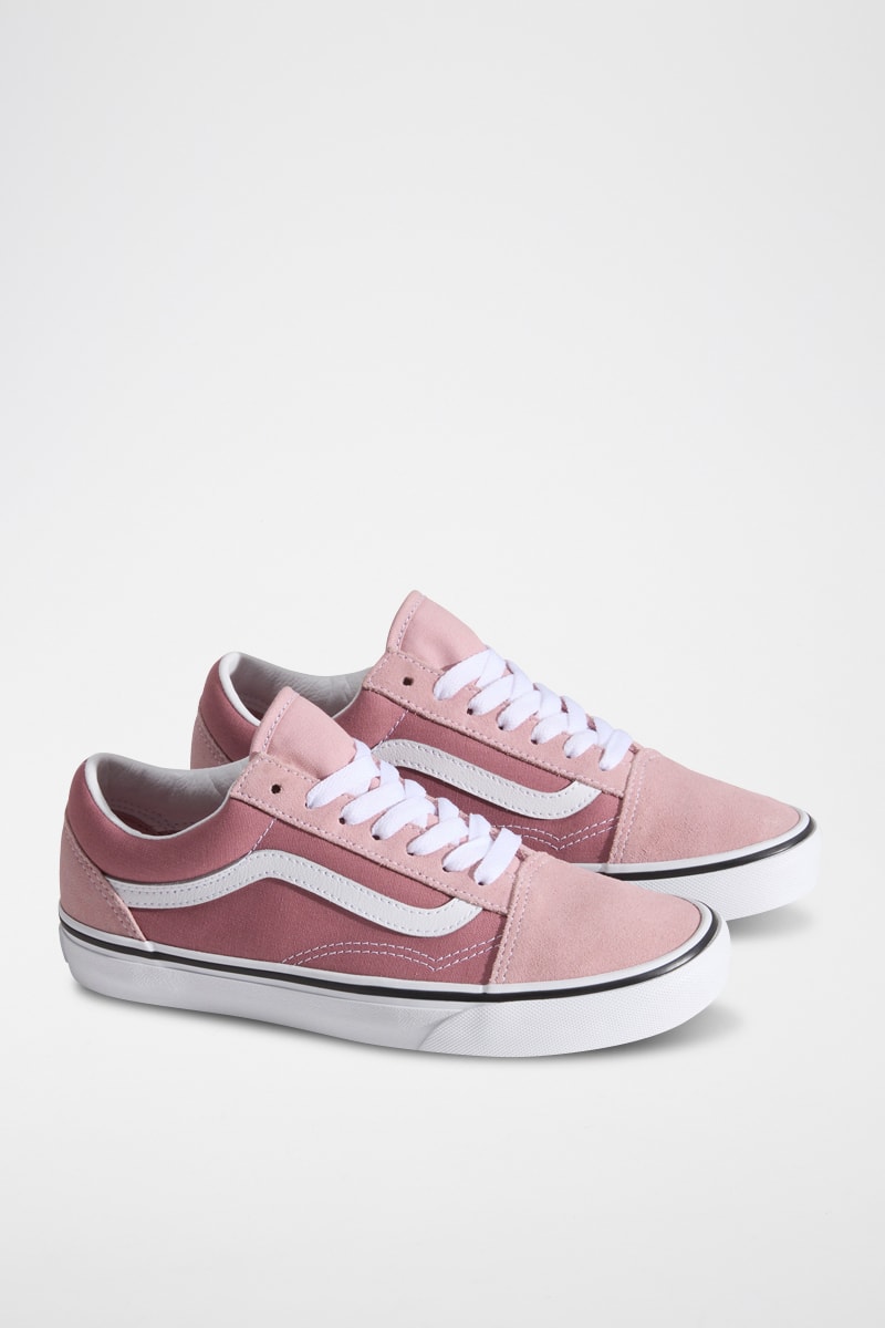 Zapatillas de nobuk Old Skool - Rosa empolvado