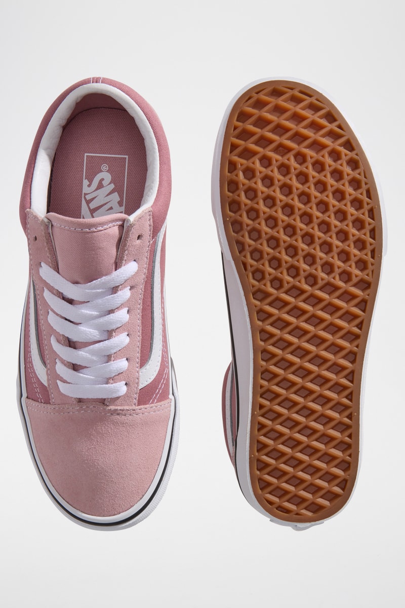 Zapatillas de nobuk Old Skool - Rosa empolvado