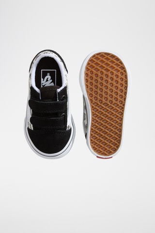 Zapatillas de nobuk Old Skool V - Negro y blanco
