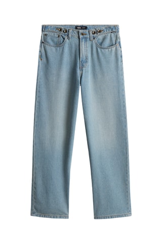 Vaquero baggy Cinched Check 5 - Azul