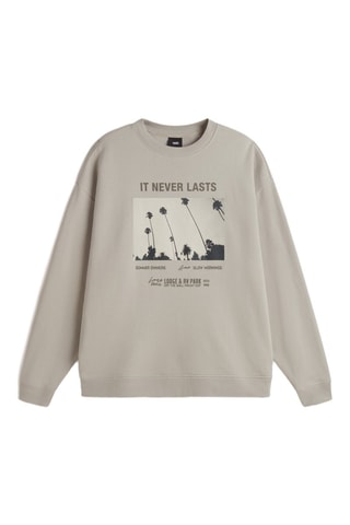 Sudadera Neverlasting OS Crew - Beige claro