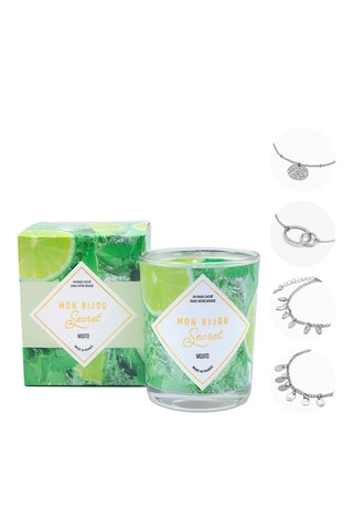 Bougie parfumée et bracelet  Mojito