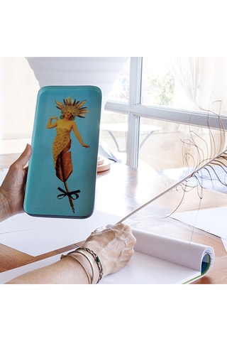 Vide poche Poesy - 12,5 x 28 cm - Turquoise