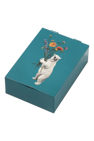 Boîte Ernest - 17,3 x 12 x 5,5 cm - Bleu