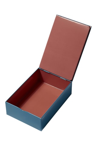 Boîte Ernest - 17,3 x 12 x 5,5 cm - Bleu