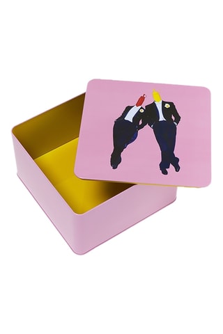 Boîte Ketch & Mout- 17,7 x 17,7 x 10,2 cm - Rose
