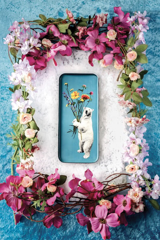 Vide poche Ernest - 12,5 x 28 cm - Bleu