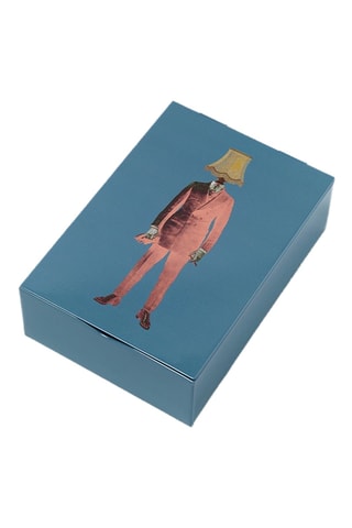 Boîte Lampaman - 17,3 x 12 x 5,5 cm - Bleu