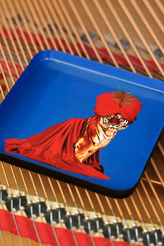 Vide poche Fakir - 15 x 15 cm - Bleu