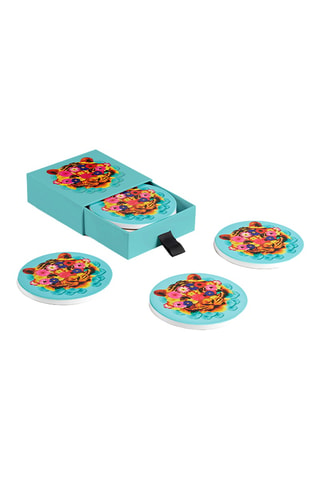 4 dessous de verre Masktiger
