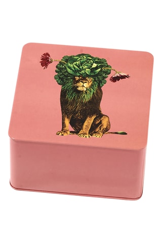Boîte Léo - 17,7 x 17,7 x 10,2 cm - Rose