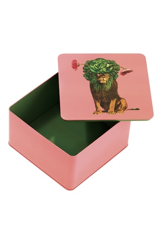 Boîte Léo - 17,7 x 17,7 x 10,2 cm - Rose