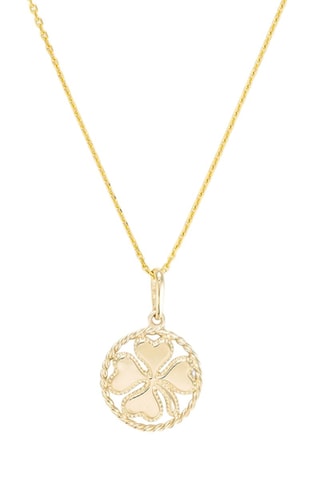 Colgante Trèfle Nature - Oro amarillo
