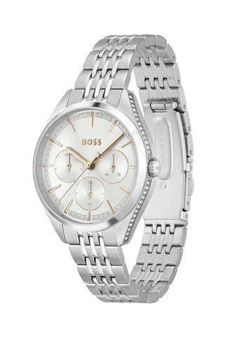 Stalen Quartz Horloge Saya - Chronograaf - Zilverkleurig