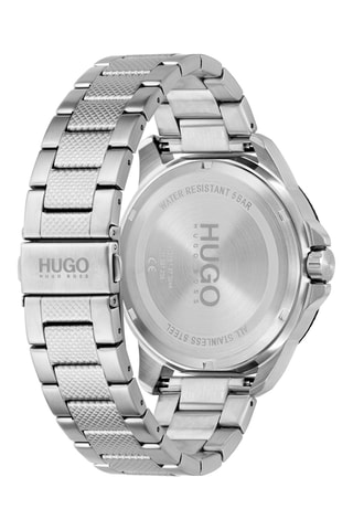 Stalen Quartz Horloge Sport - Zilverkleurig en Zwart