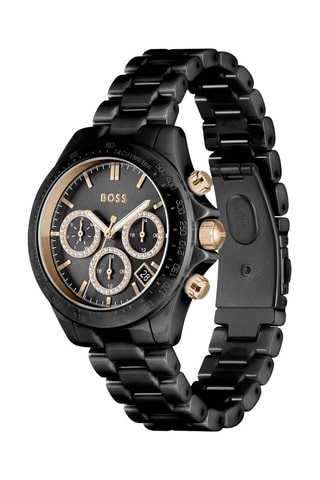 Keramisch Quartz Horloge - Tachymeter en Chronograaf - Zwart