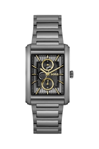 Stalen Quartz Horloge - Grijs
