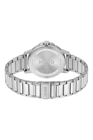 Stalen Quartz Horloge - Zilverkleurig en Olijfgroen