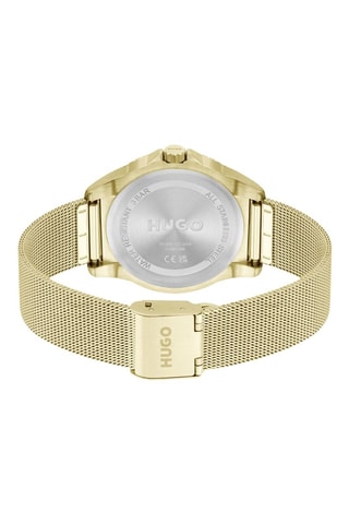 Stalen Quartz Horloge - Goudkleurig