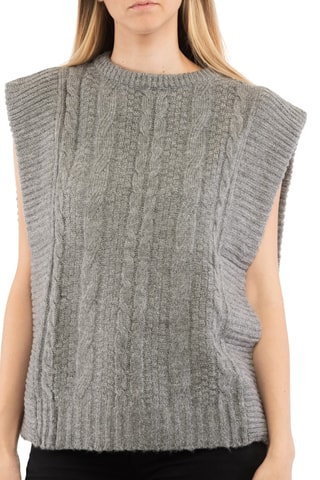 Pull sans manches - Gris