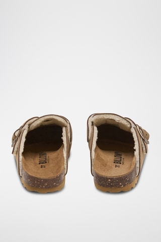 Sabots en nubuck - Marron