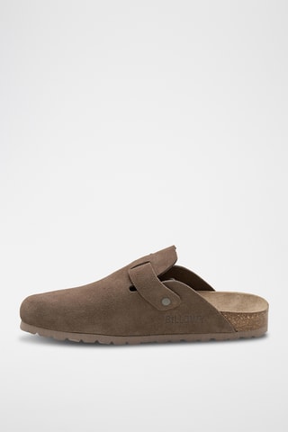 Sabots en cuir  - Marron