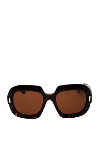 Lunettes de soleil femme - Catégorie 3 - Salvatore Ferragamo - Marron foncé
