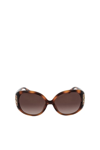 Lunettes de soleil femme - Catégorie 3 - Salvatore Ferragamo - Marron et noir