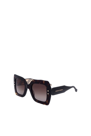 Lunettes de soleil femme - Catégorie 2 - Carolina Herrara - Noir et marron
