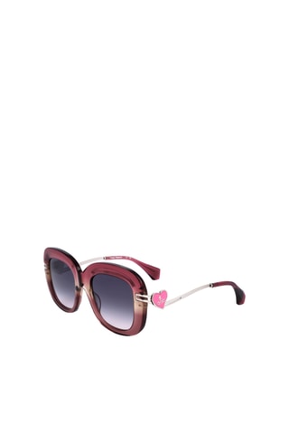 Lunettes de soleil femme - Catégorie 3 - Argenté, gris et rose