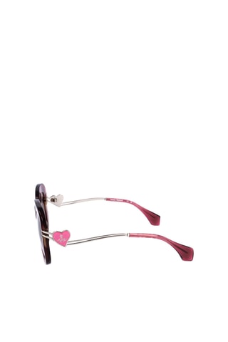 Lunettes de soleil femme - Catégorie 3 - Argenté, gris et rose