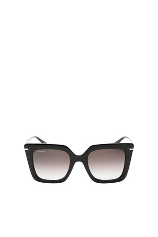Lunettes de soleil femme - Catégorie 3 - Salvatore Ferragamo - Doré et noir