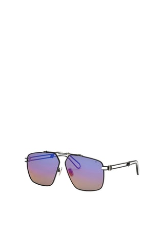 Lunettes de soleil homme - Verres effet miroir - Catégorie 2 - Philipp Plein - Noir