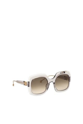 Lunettes de soleil femme - Catégorie 2 - Philipp Plein - MASQUE DDE ACHATS - Doré et gris