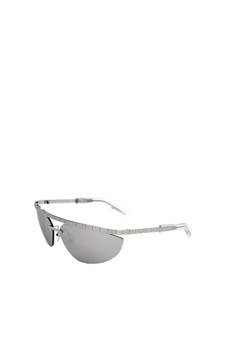 Lunettes de soleil homme - Verres effet miroir - Catégorie 3 - GCDS - Argenté et gris