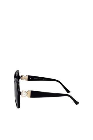 Lunettes de soleil femme - Catégorie 3 - Jimmy Choo - Noir et doré