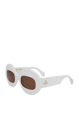 Lunettes de soleil femme - Catégorie 3 - Vivienne Westwood - Blanc
