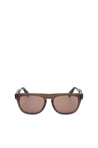 Lunettes de soleil homme - Catégorie 2 - Ferragamo - Argenté et marron