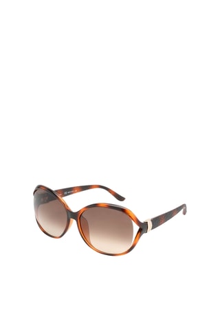 Lunettes de soleil femme - Catégorie 3 - Salvatore Ferragamo - Marron et noir