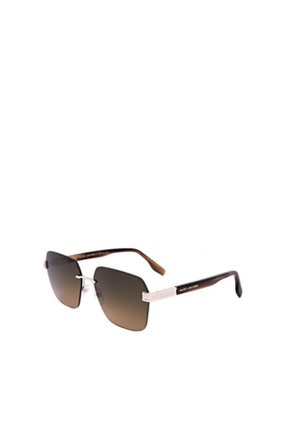 Lunettes de soleil homme - Catégorie 3 - Marc Jacobs - Marron et argenté