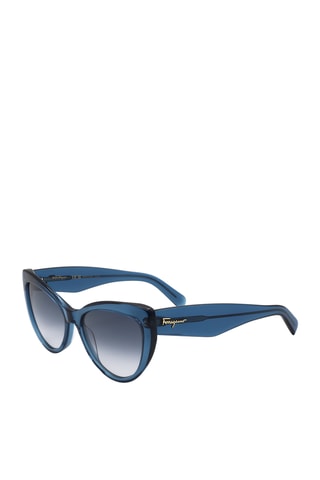 Lunettes de soleil femme - Catégorie 2 - Ferragamo - Bleu