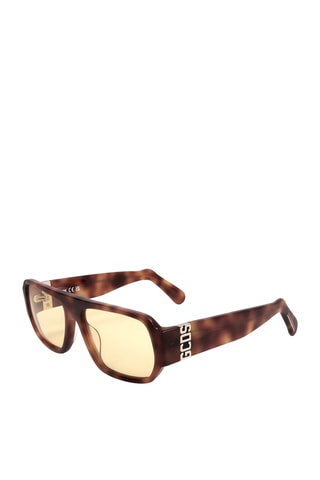 Lunettes de soleil homme - Catégorie 1 - GCDS - Marron