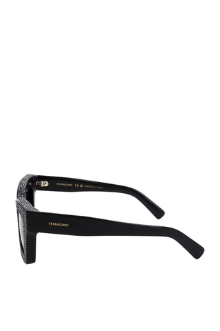 Lunettes de soleil femme - Catégorie 3 - Ferragamo - Noir