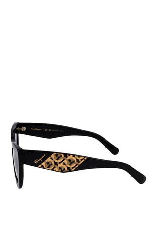 Lunettes de soleil femme - Catégorie 2 - Ferragamo - Noir